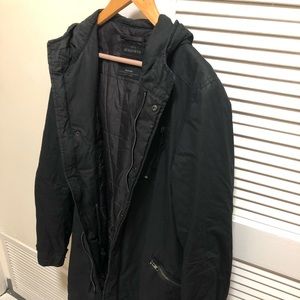 Men’s All Saints Medium Hooded Coat